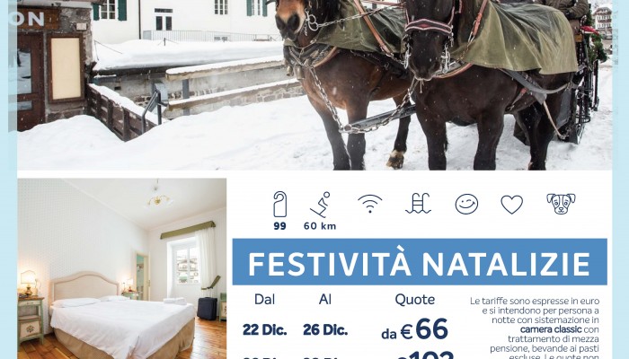 Offerte Neve Natale Capodanno Epifania TH San Martino di Castrozza